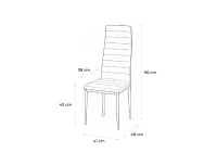 Jídlení stůl Ceramon 120 bílá + 4ks jídelní židle TINO černá