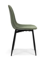 Jídelní stůl CERAMON 120 bílá + 4ks jídelní židle MARIE zelená