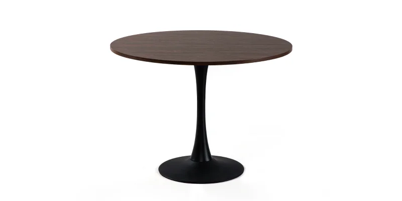 Jídelní stůl ORBIS 100 hnědá + 4ks jídelní židle LOREN hnědá/krémová