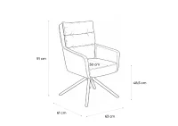 Jídelní stůl TERRON 200 bílá + 6ks jídelní židle ENZO bílá