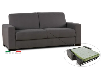 Pohovka JANIRA s rozkladom na každodenné spanie - matrac s Aloe vera