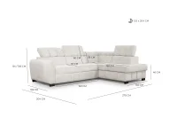 Rohová sedací souprava Rico