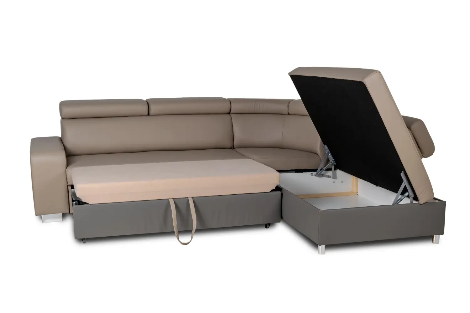 Kožená rohová sedacia súprava Milo LUX