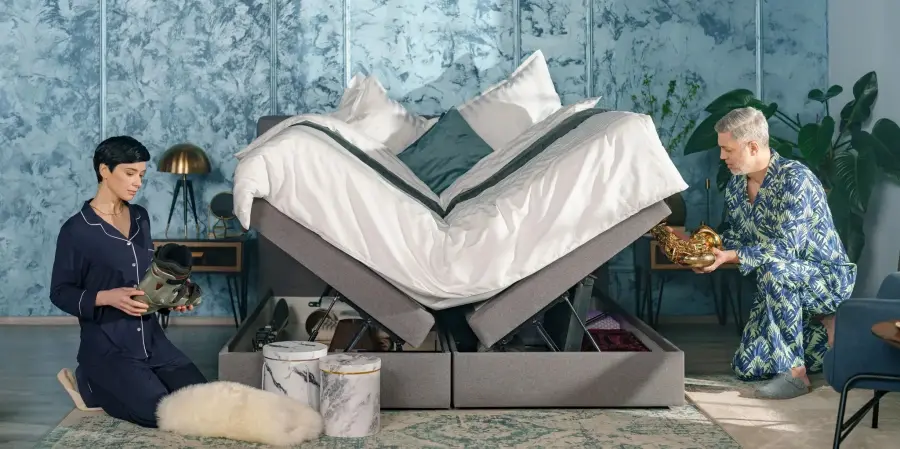 Kontinentální postel Emma Premium boxspring 200x180 (typ II)