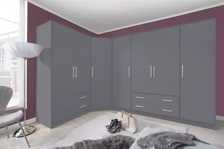 Šatník Smart rohová Kašmír