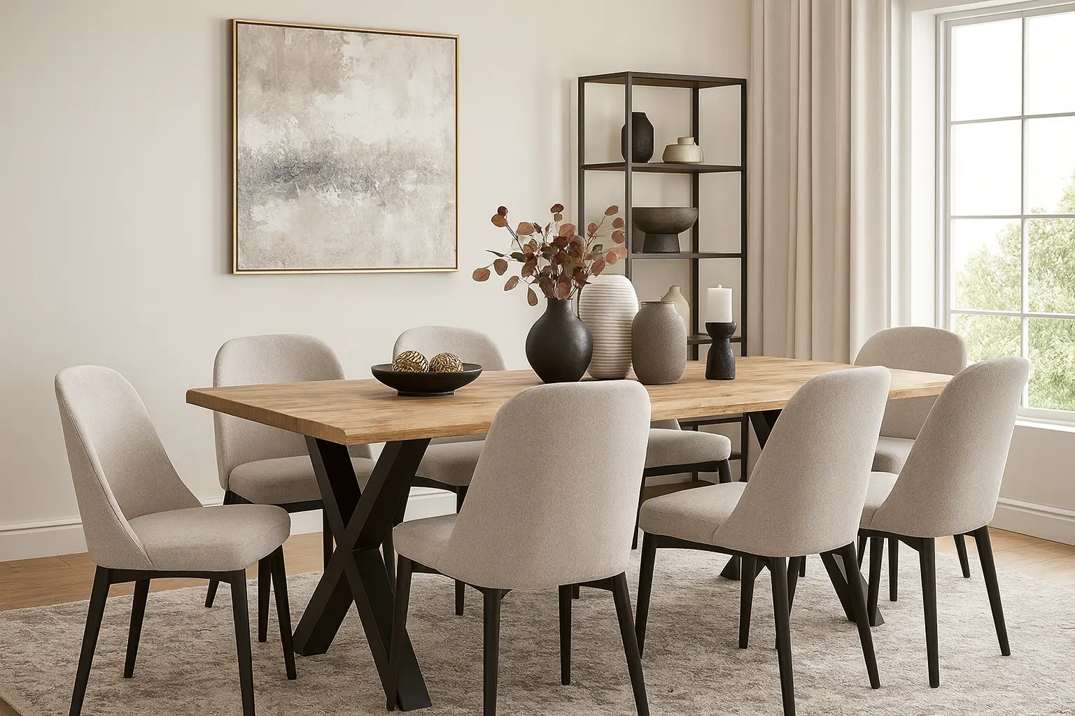 Jídelní stůl ROBUL 200 natural