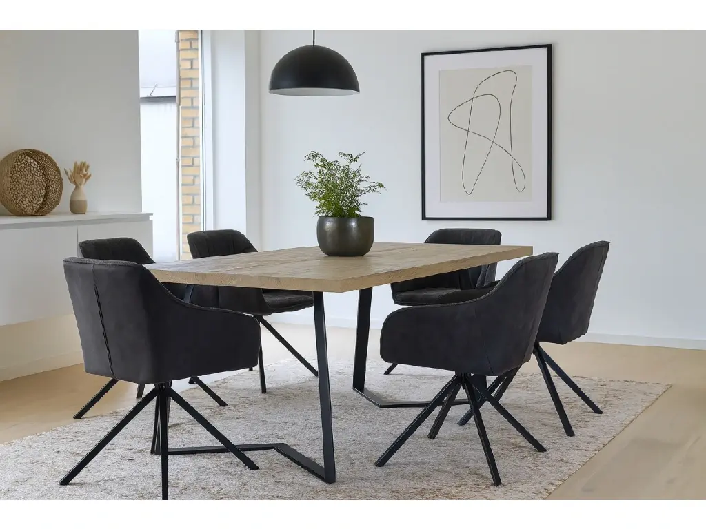 Jedálenská stolička LOREN tmavo šedá