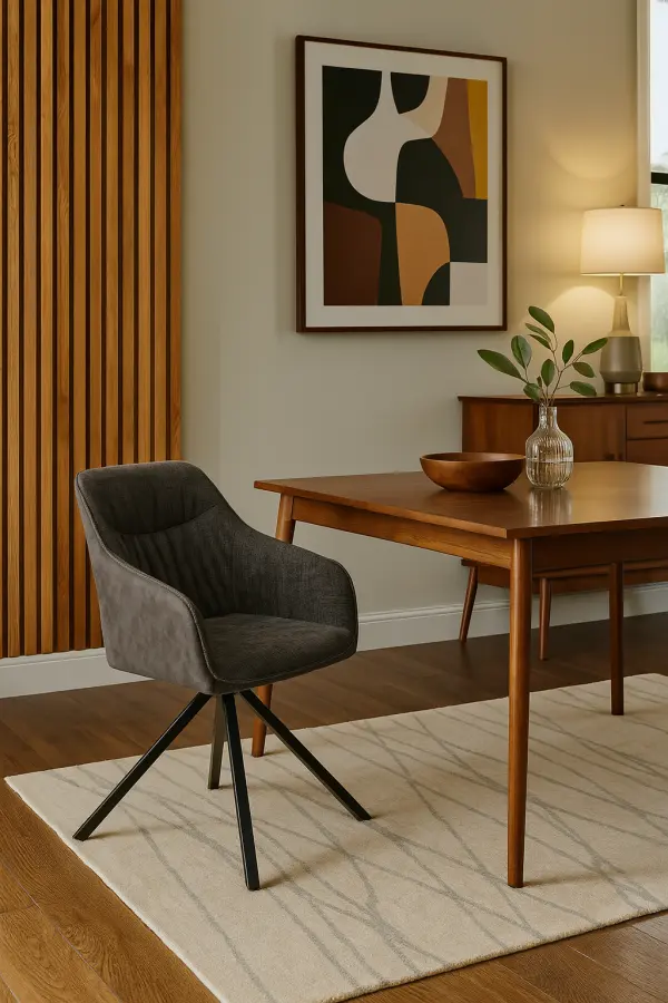 Jedálenská stolička LOREN tmavo šedá