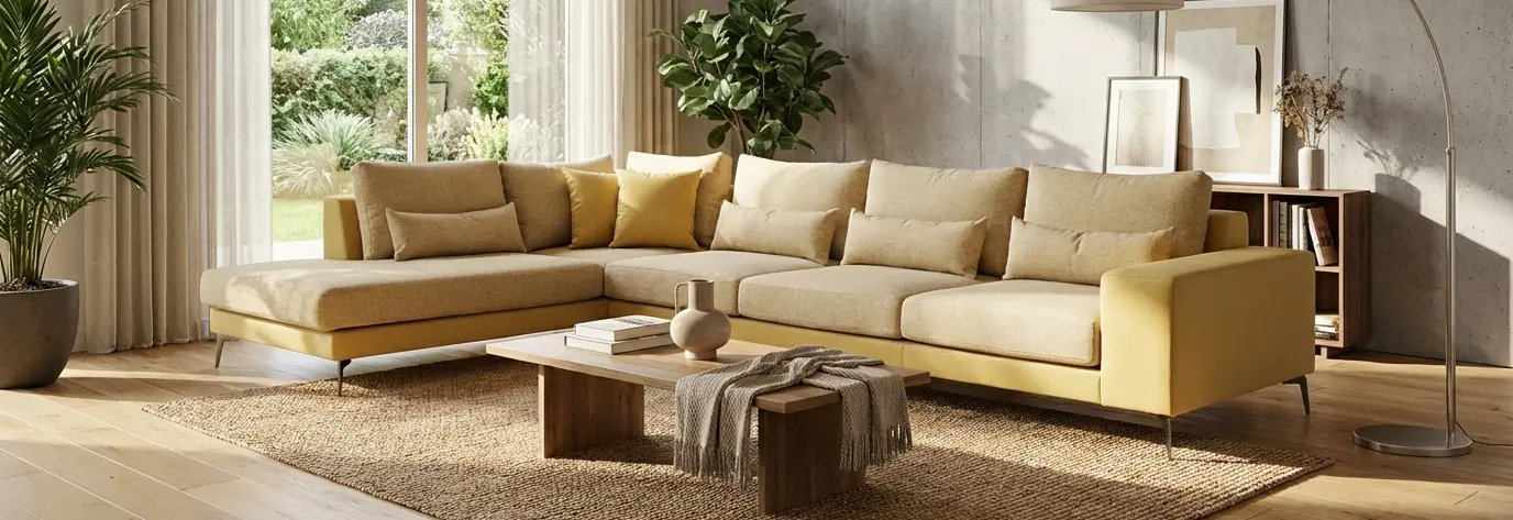 Moderní rohová sedací souprava NICOLE XXL