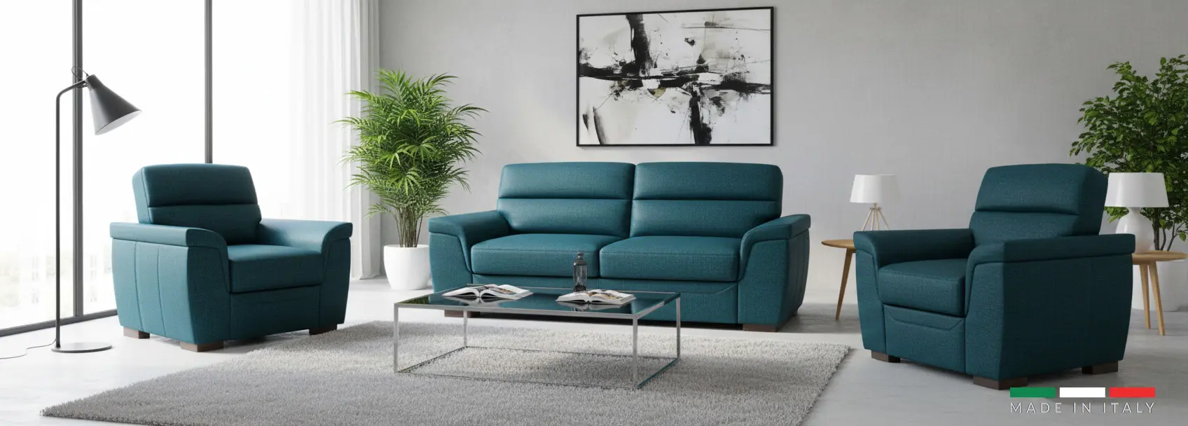 Sedací sestava ROSSO II 3+1+1