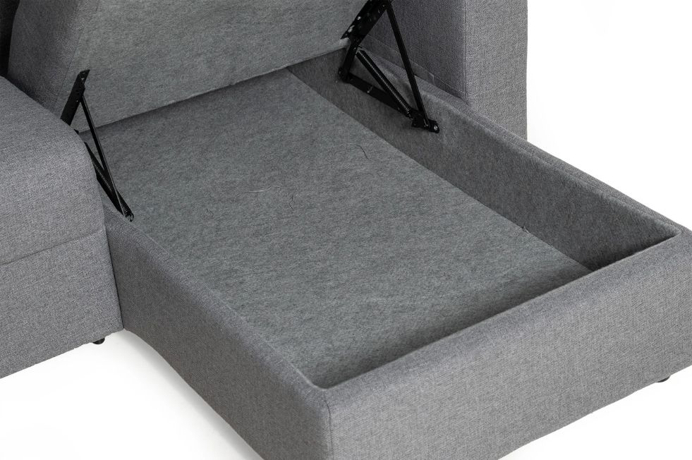 Sedačka na každodenné spanie - úložný priestor