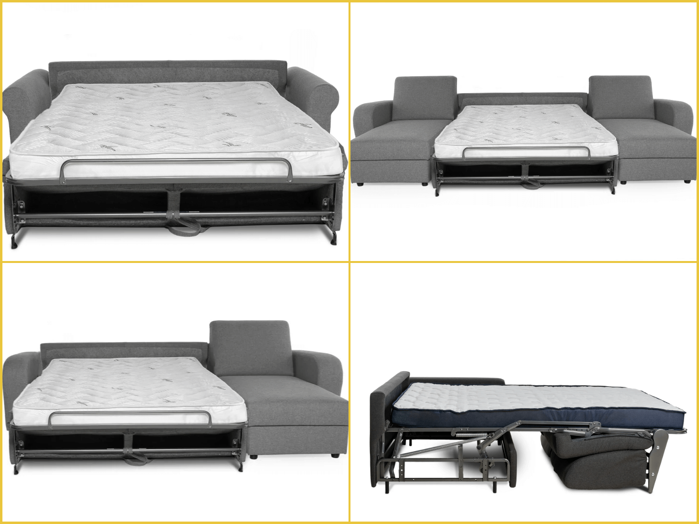 Sedačky na každodenné spanie - Typy rozkladacích mechanizmov